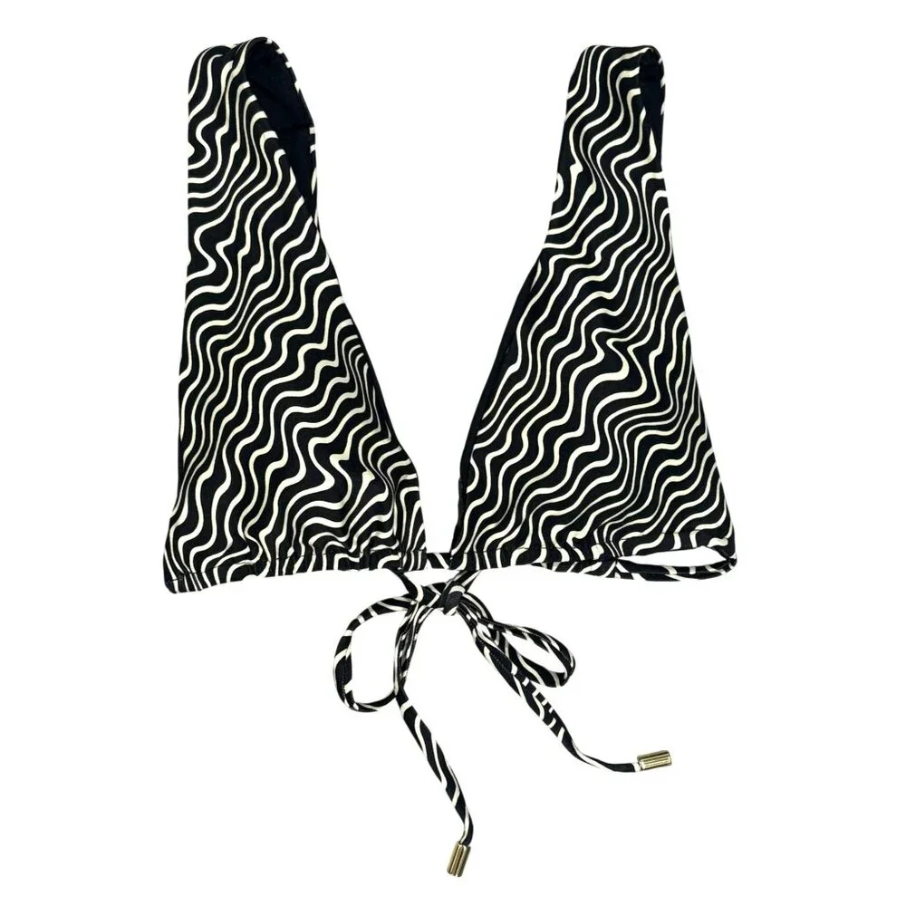 MONDAY Swimwear Palm Springs Bikini Top in Capri Wave